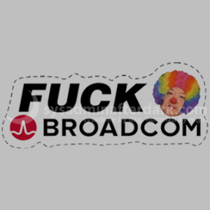 Fuck Broadcom Sticker