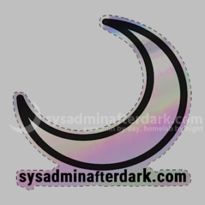 Holographic Moon Sticker